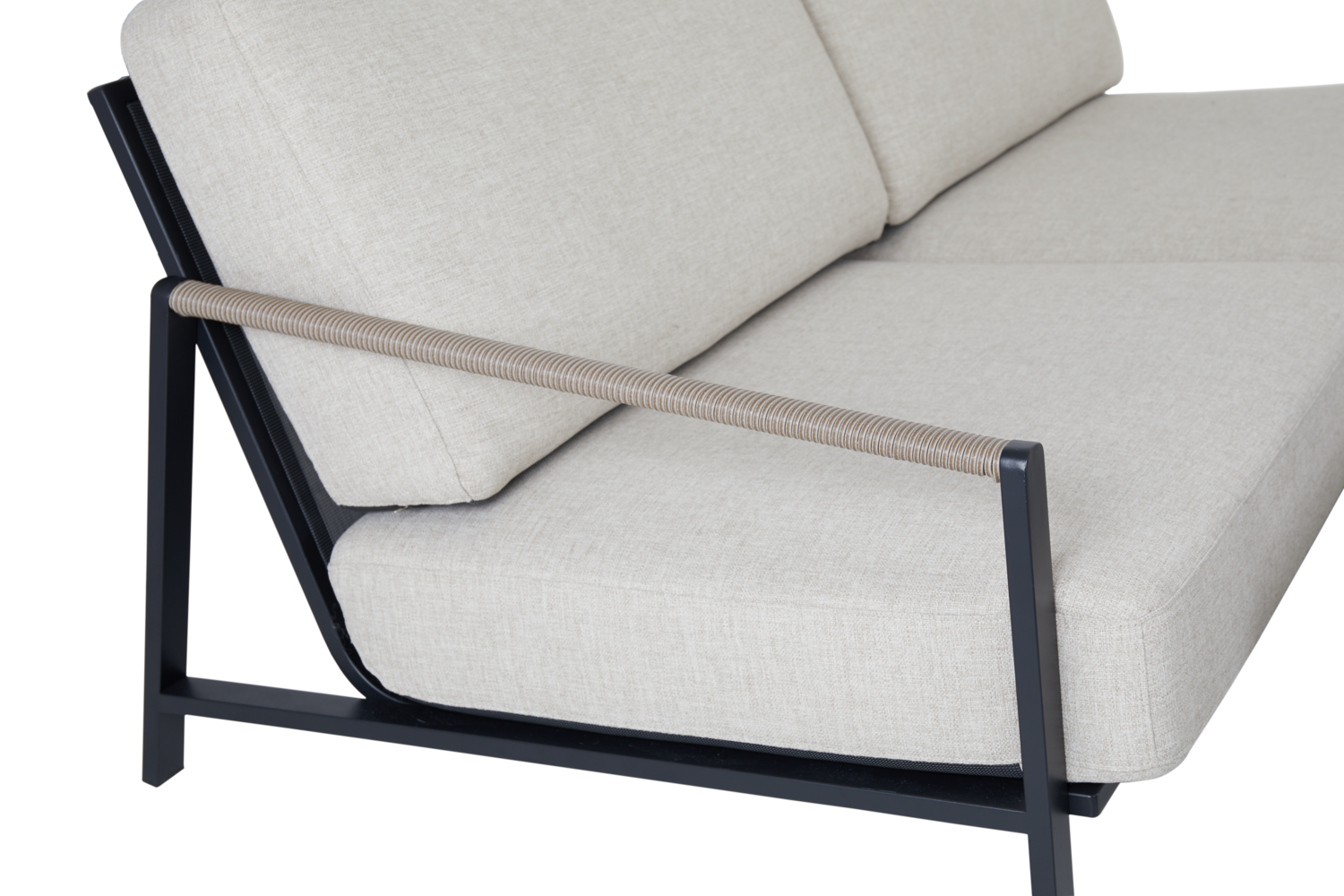 Lyra 2,5-seters sofa Black/Sand