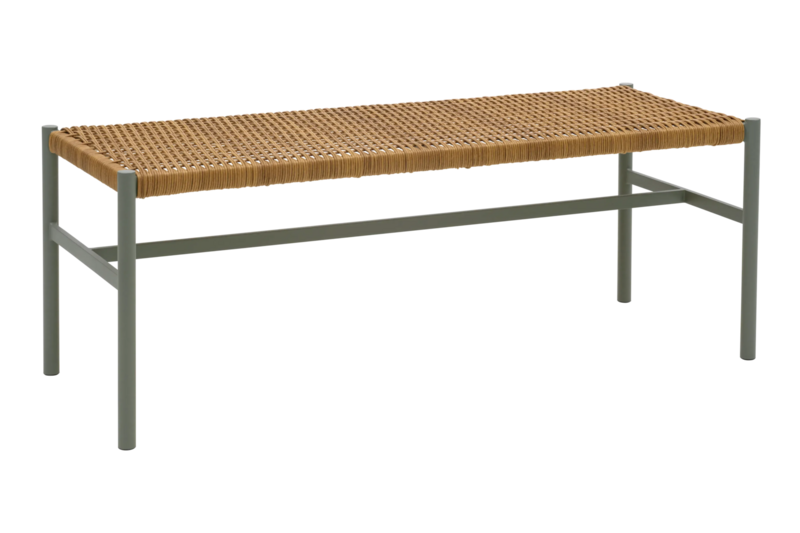 DK benk Dusty Green/Natur