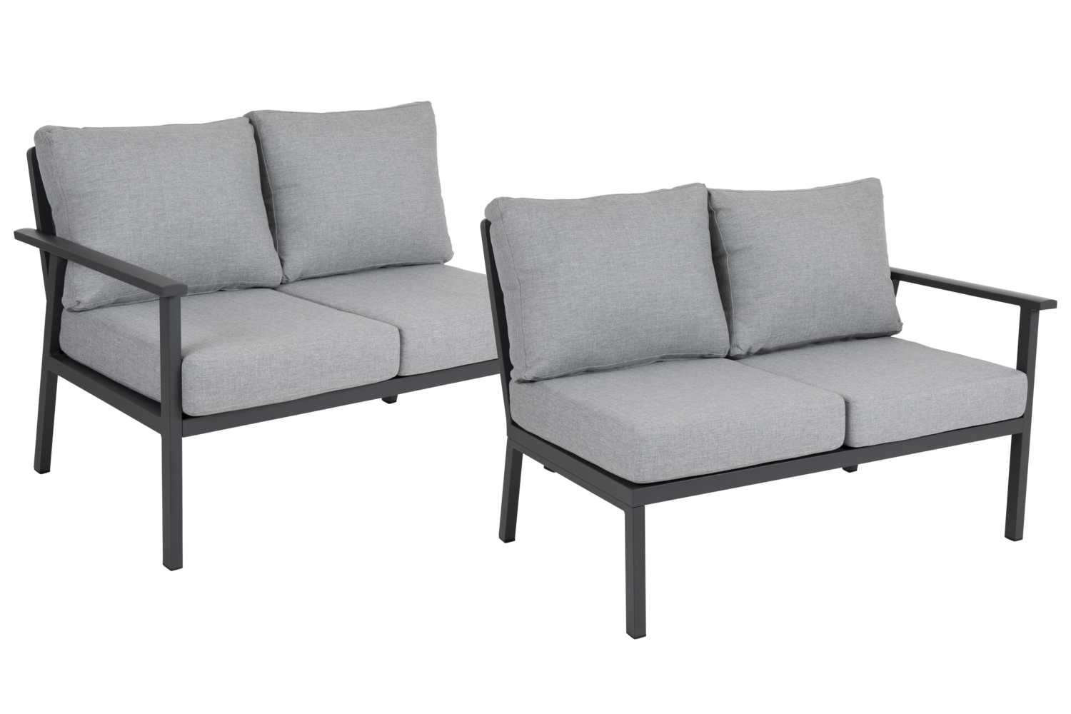 Samvaro High endestykke Antracit/grå