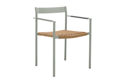 DK spisestol Light Grey/Natur