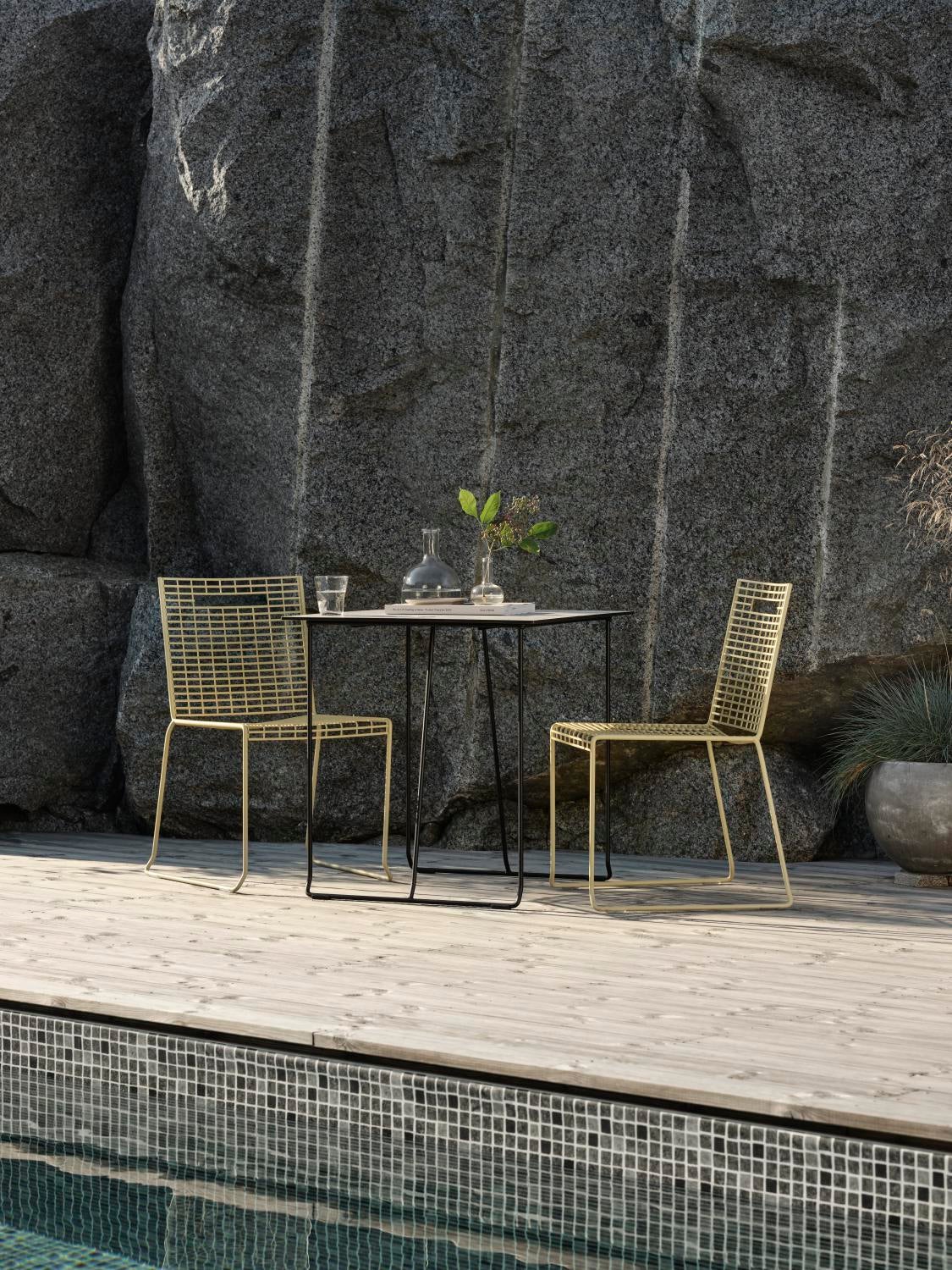 Laminate bordplate Beige/terrazzo