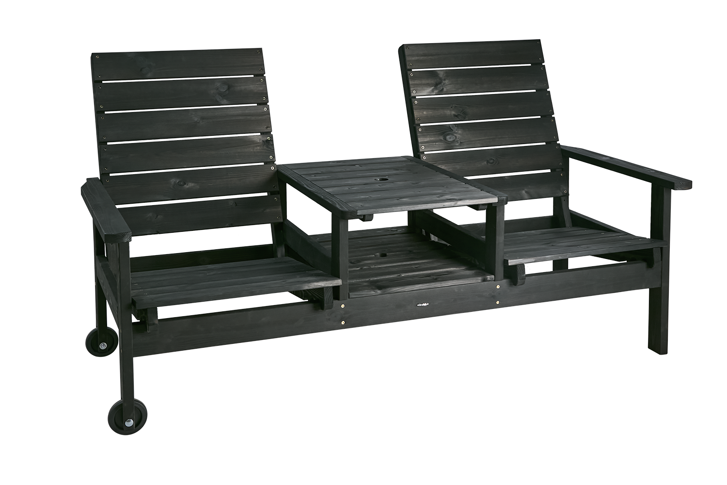 Du & Ja 2-seter sofa Svart