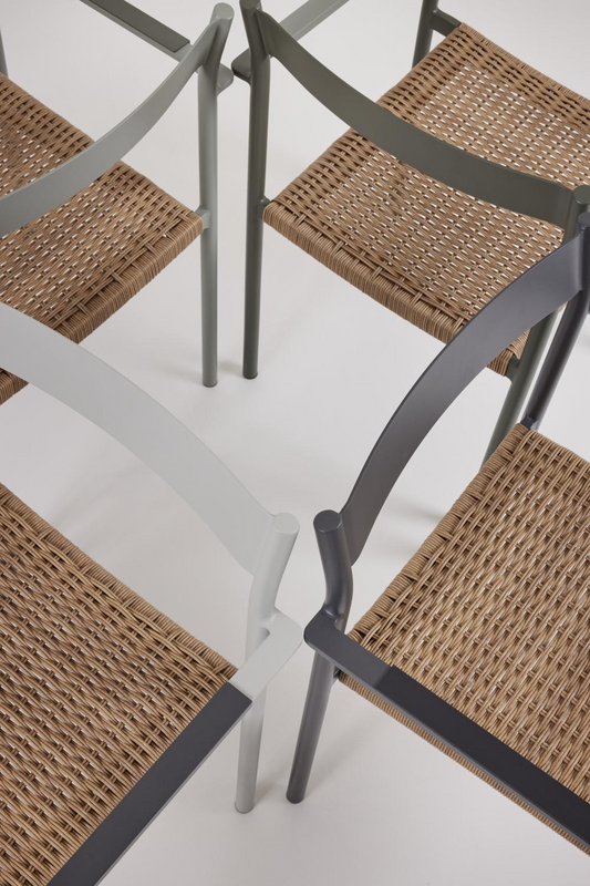 DK spisestol  Light Grey/Natur