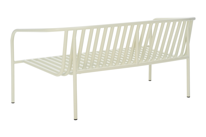 Bendt 2-seter sofa Pearl White/Teddy Orange