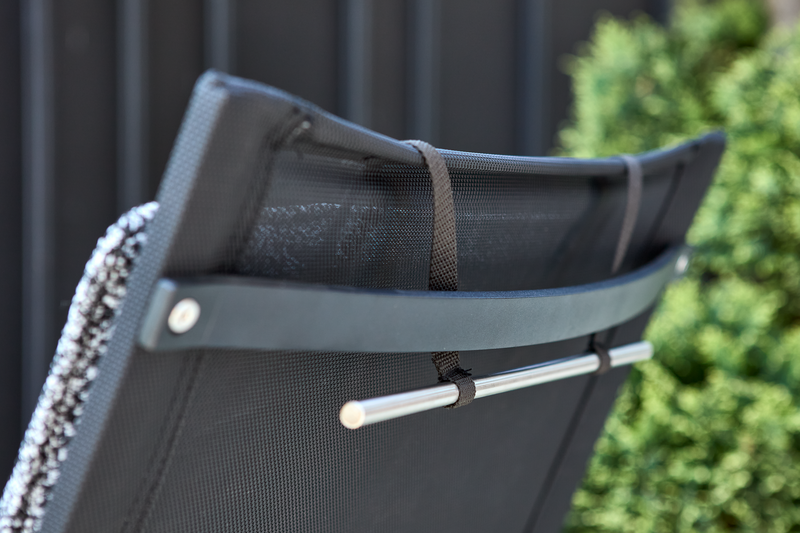 Soro loungestol Svart/Teddy Ant