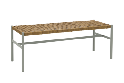DK benk Light Grey/Natur