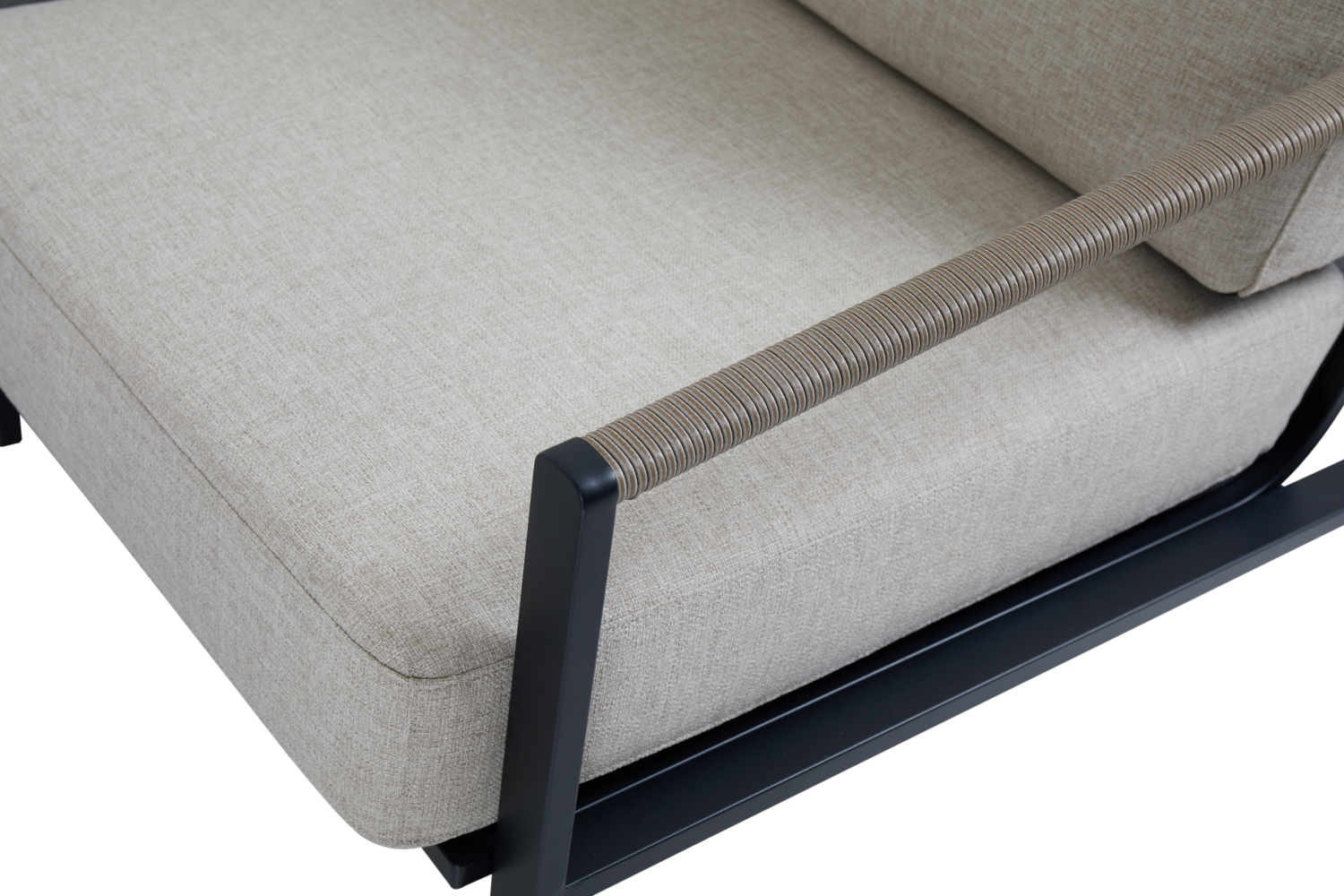 Lyra 2,5-seters sofa Black/Sand