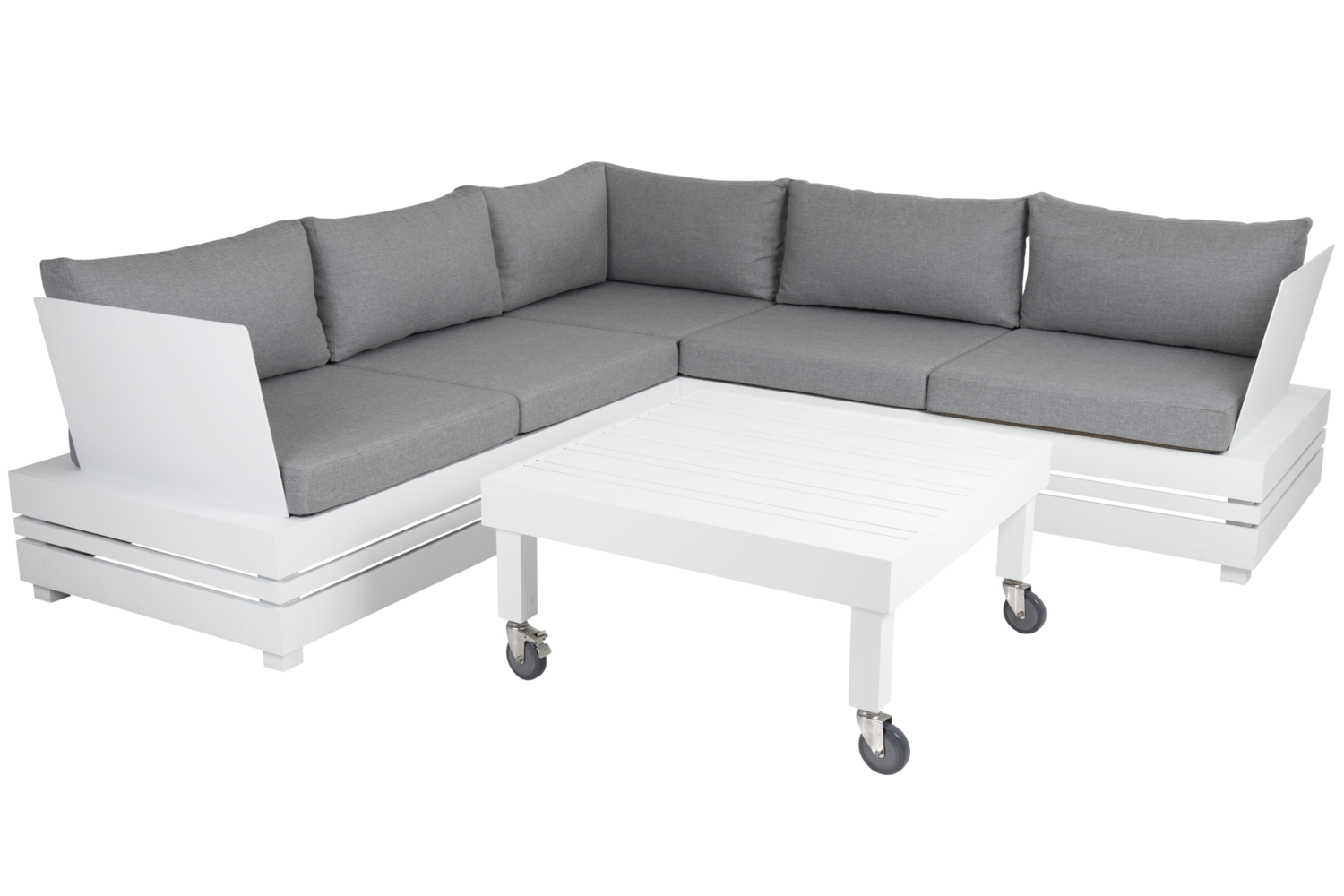 Ambon hjørne White/Pearl grey