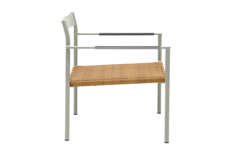 DK lounge chair Light Grey/Natur