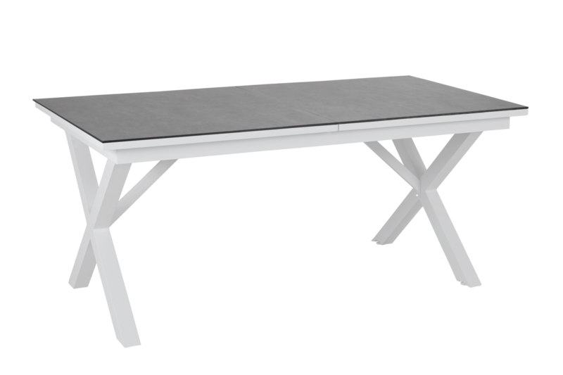 Hillmond spisebord Hvit/grå