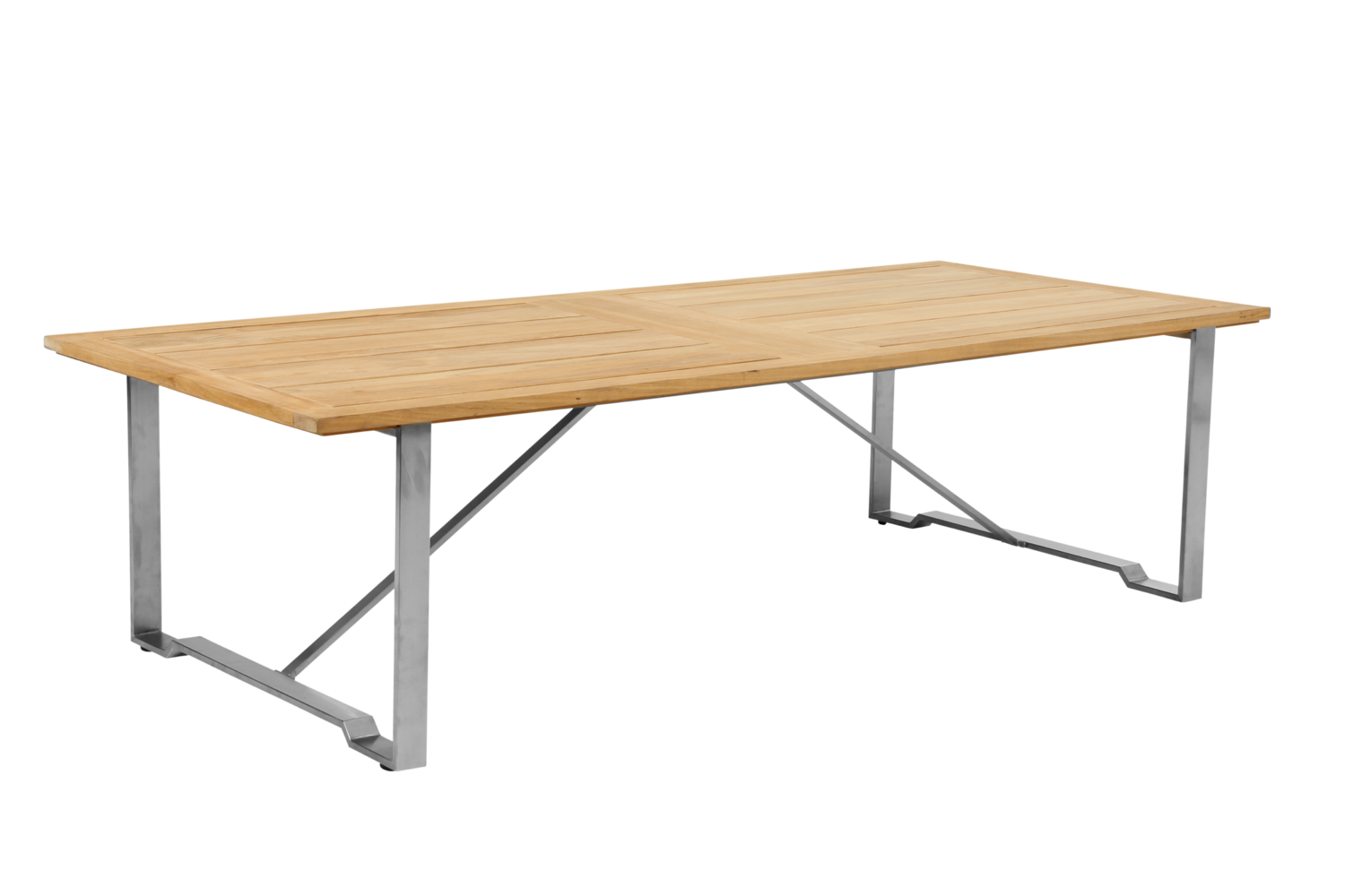 Gotland sofabord Silver/teak