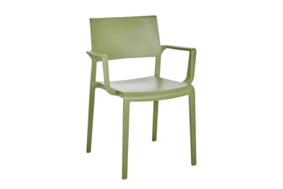 Lilibet stol med armlener Olive Green
