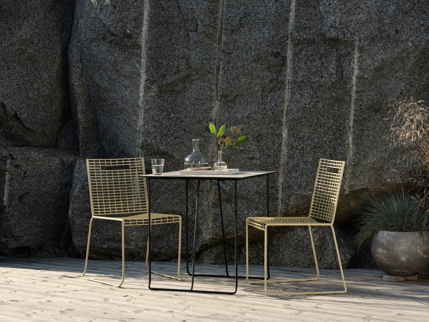 Laminate bordplate Beige/terrazzo