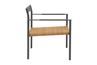 DK lounge chair Antracit/Natur