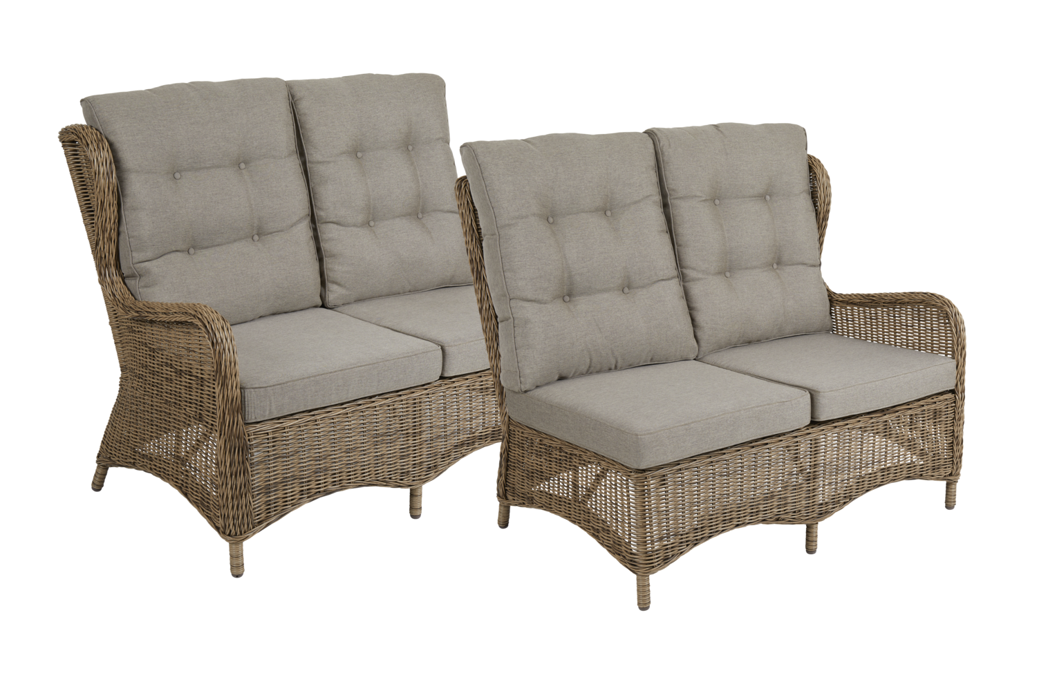 Rosita endestykke Natur/beige