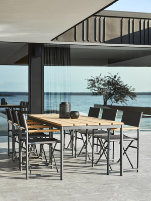 Zand spisestol  Anthracite/Teak