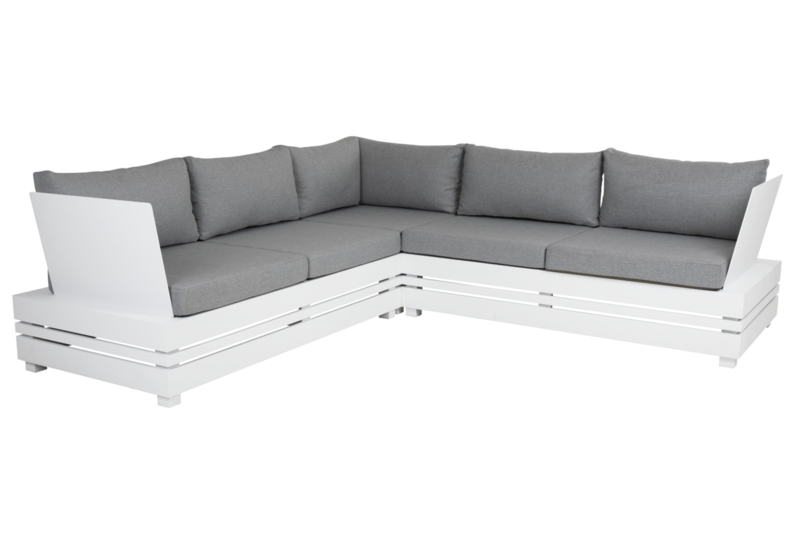 Ambon hjørne White/Pearl grey