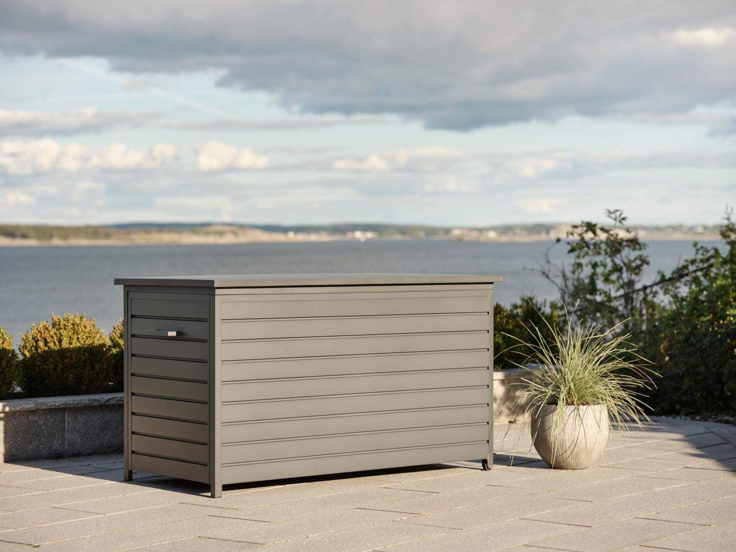 Gäster oppbevaringsboks Antracit