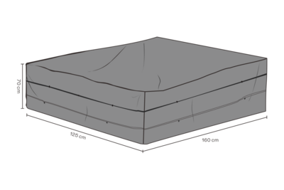 Møbeltrekk sofa Black-Breathable