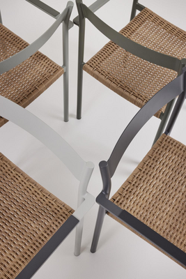 DK spisestol  Light Grey/Natur
