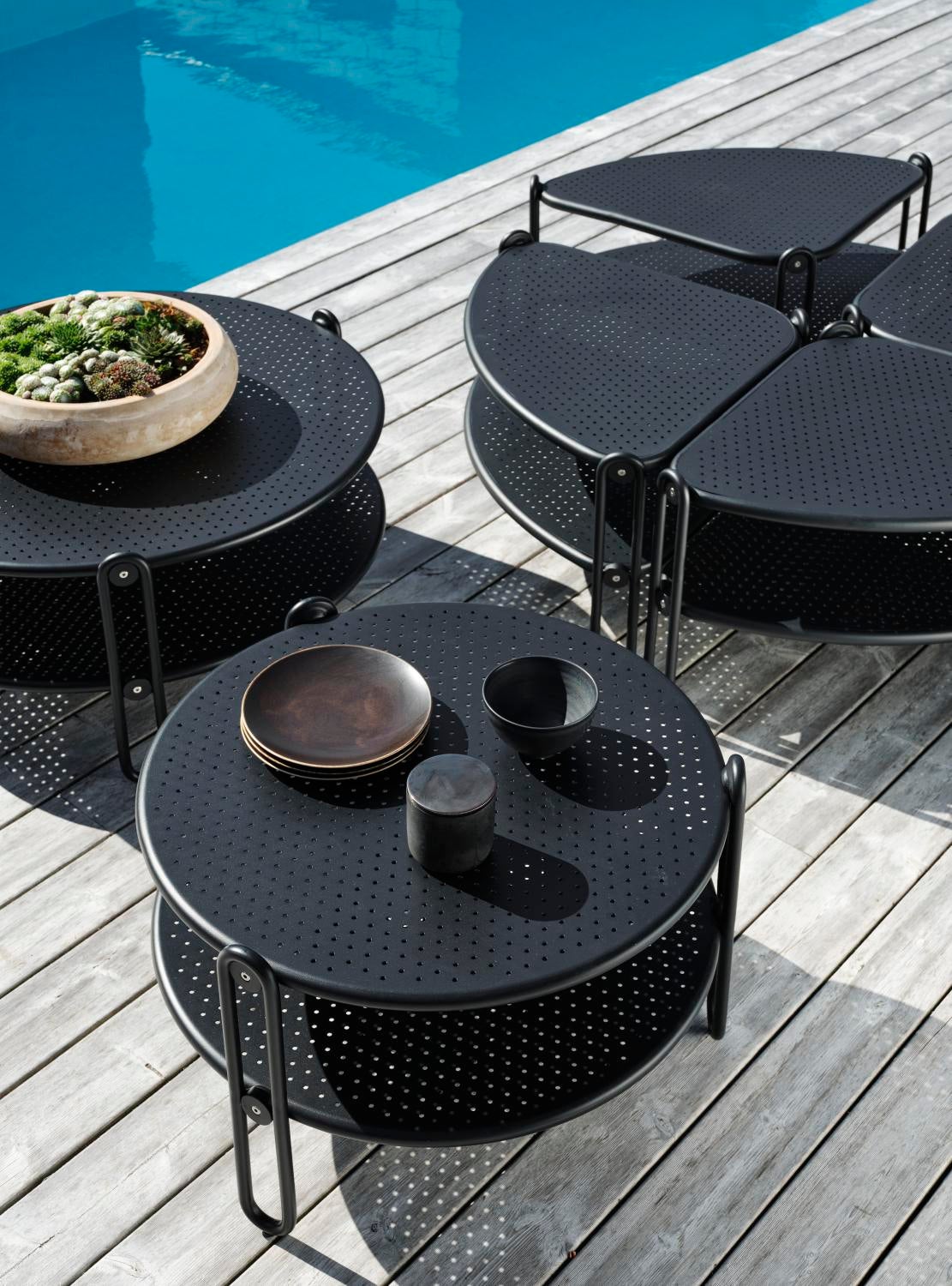 Blixt sofabord Svart