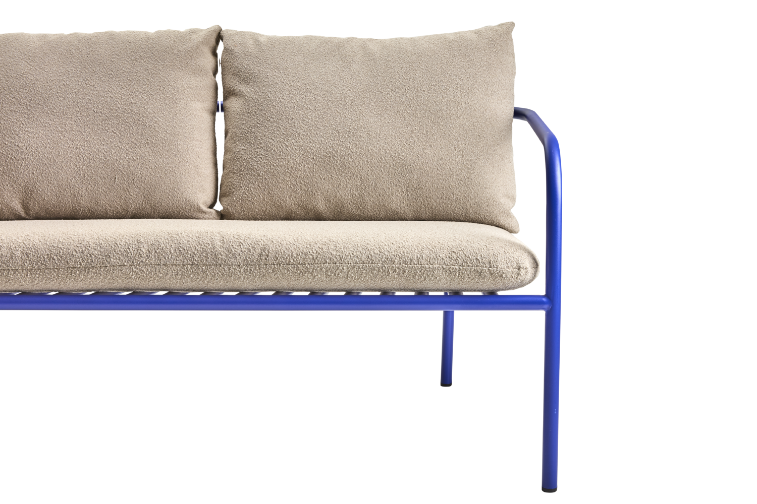 Bendt 2-seter sofa Indigo Blue/Teddy Beige