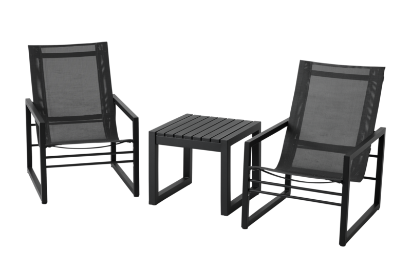 Vevi sidebord Svart