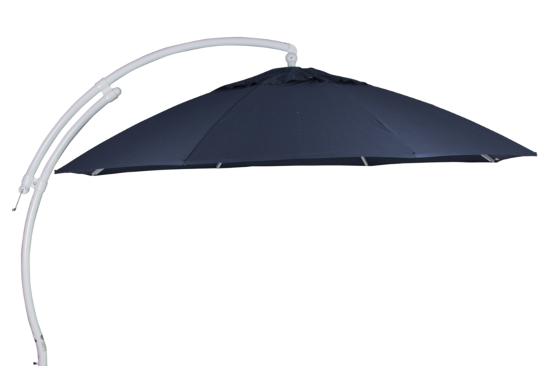 Easy Sun friarmparasoll White/blue