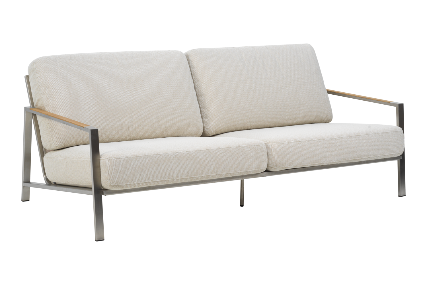 Naos 2,5-seters sofa Stainless Steel/Dot Beige