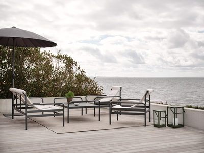 Sling 3-seter sofa Anthracite/Vanilla White