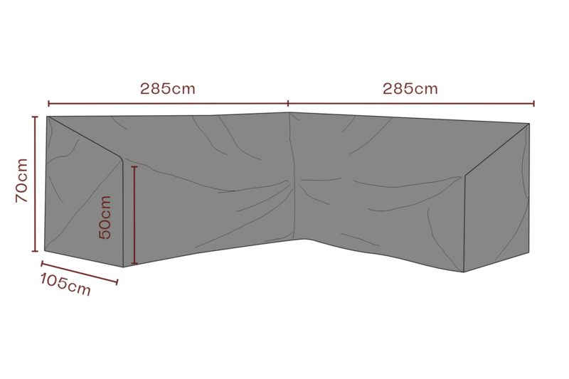 Møbeltrekk hjørnesofa Black-Breathable