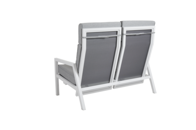 Belfort 2-seter sofa White/Pearl grey