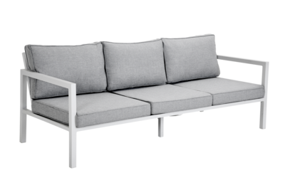 Belfort 3-seter sofa White/Pearl grey