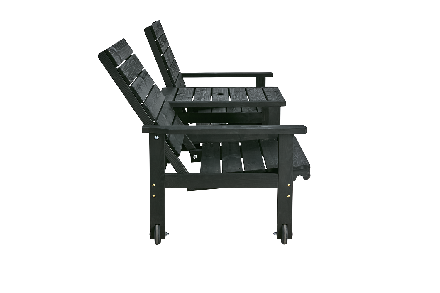 Du & Ja 2-seter sofa Svart