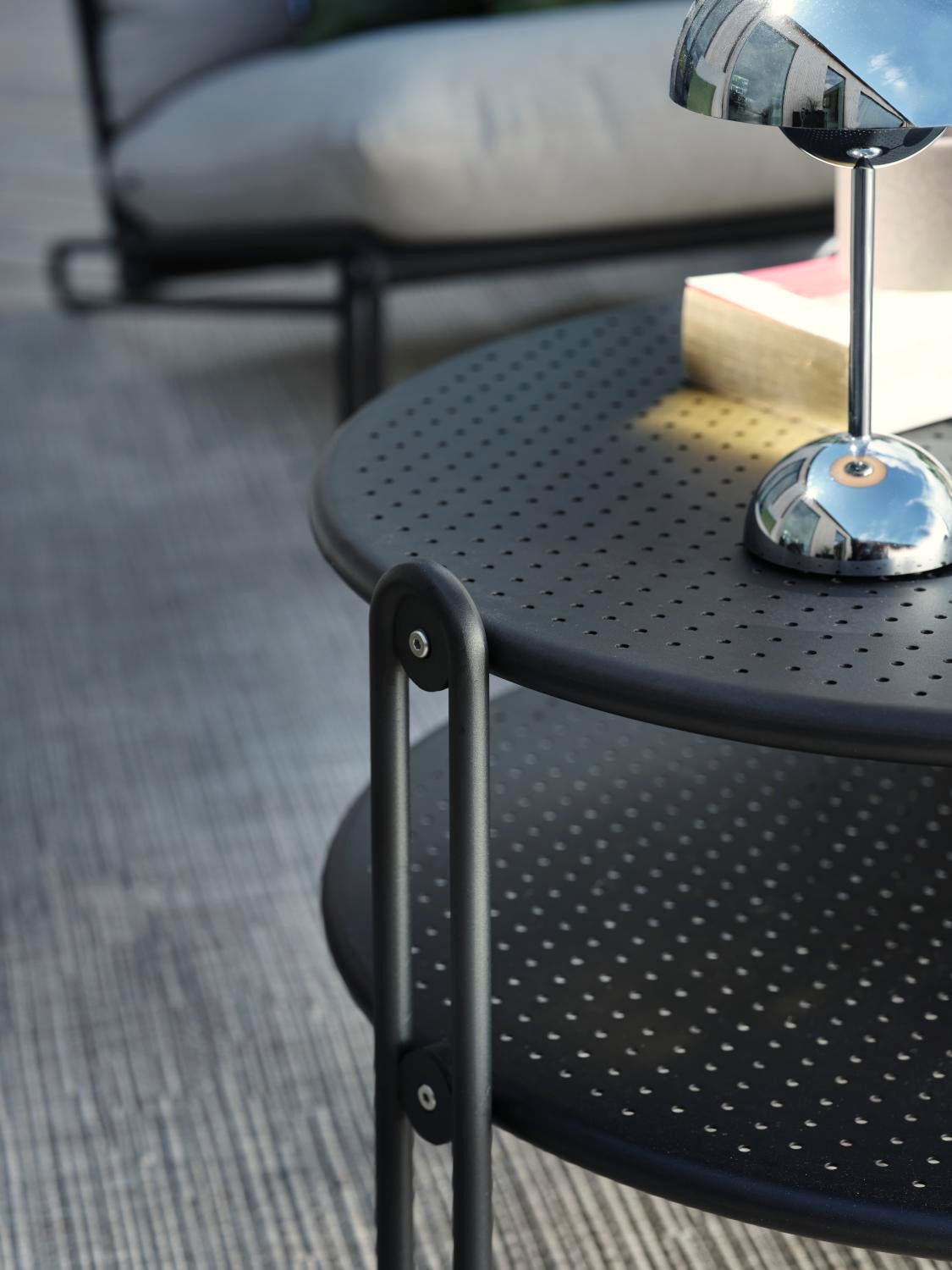 Blixt sofabord Svart