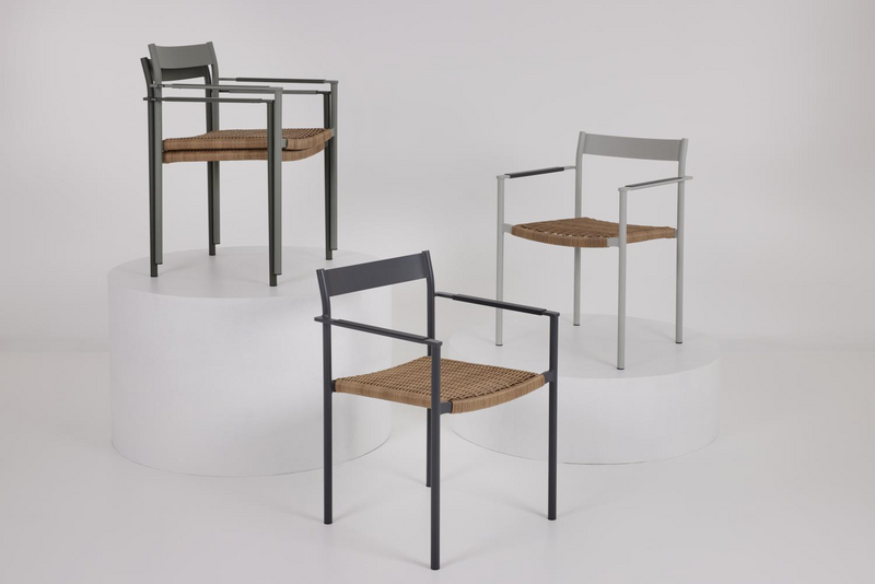 DK spisestol  Light Grey/Natur