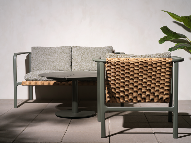 Motty 2-seter sofa Nordic Green/Teddy Verde