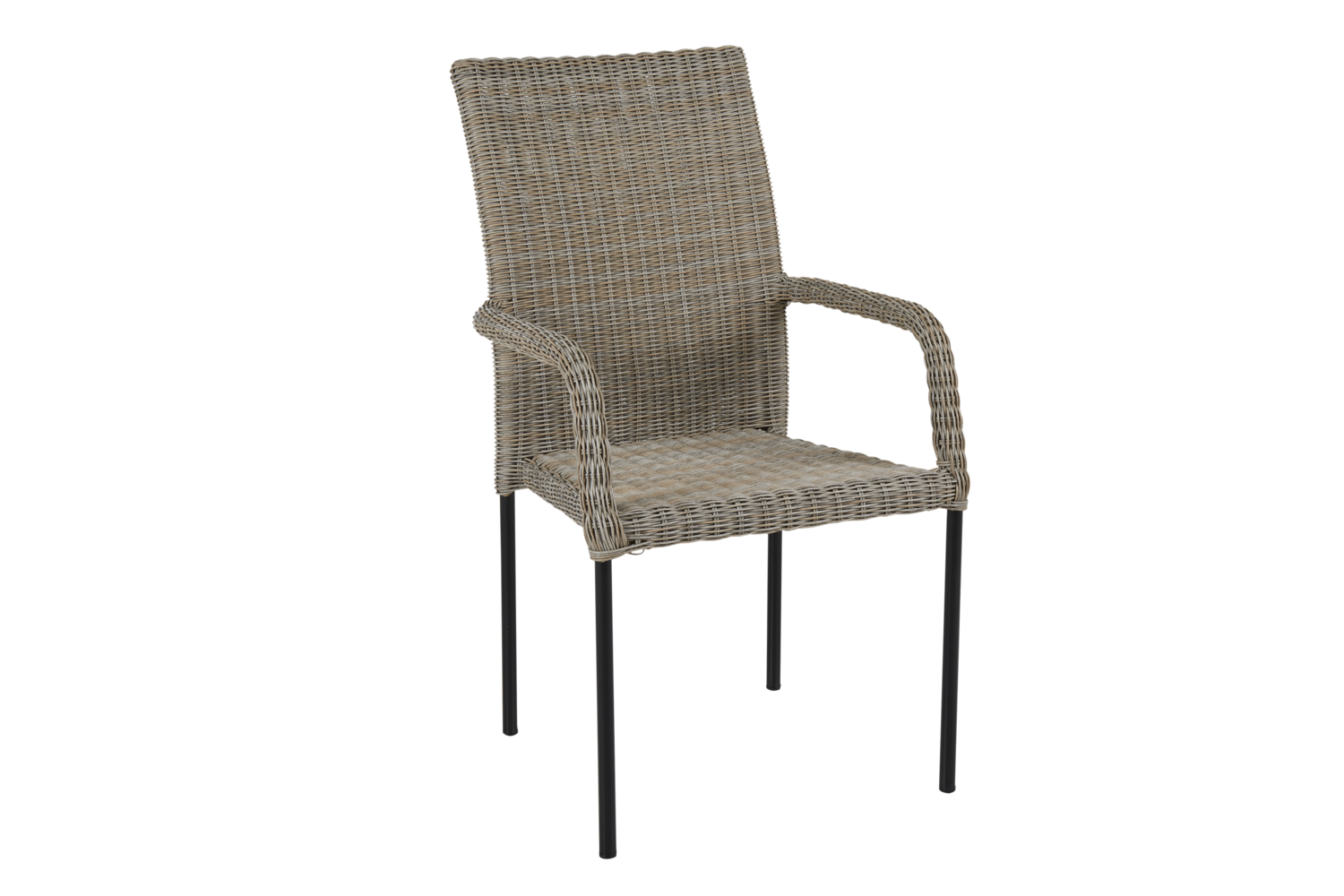 Nypon stol med armlener Beige/black