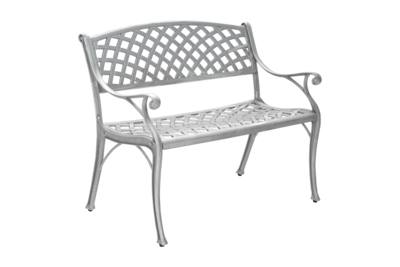 Arras 2-seter sofa Aluminium