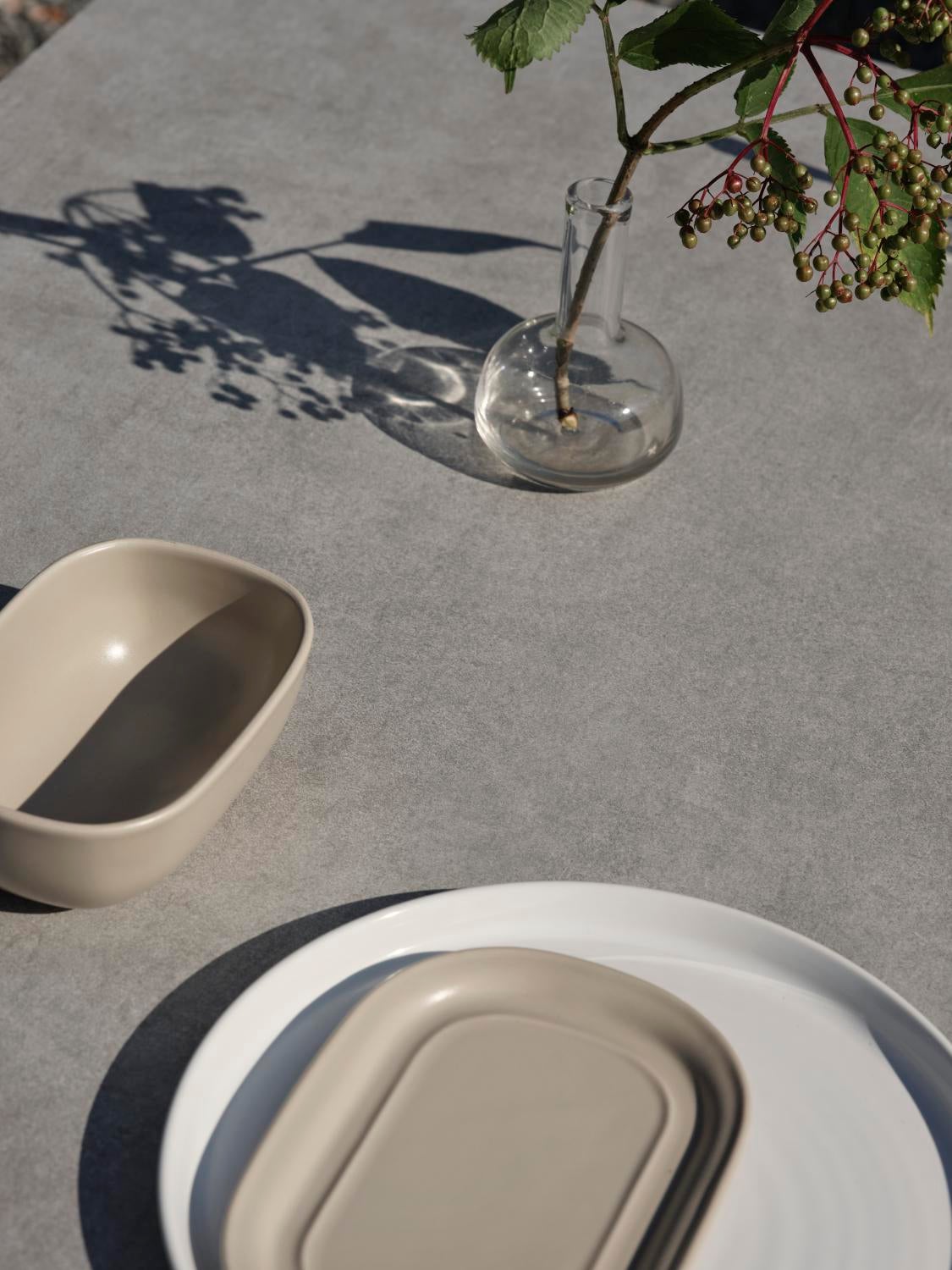 Laminate bordplate Grå