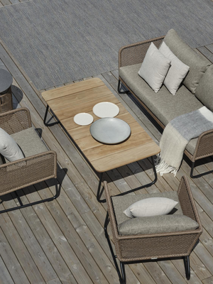 Honung Pläd Beige