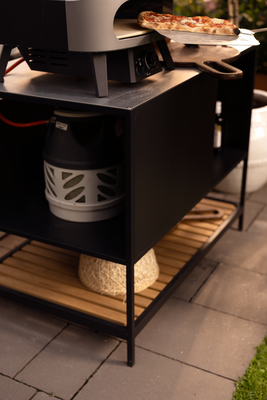 Prep utekjøkken Svart