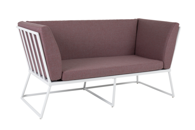Vence 2-seter sofa White/peony