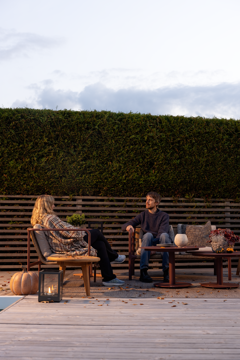 Motty lenestol Zin Red/Teddy Beige