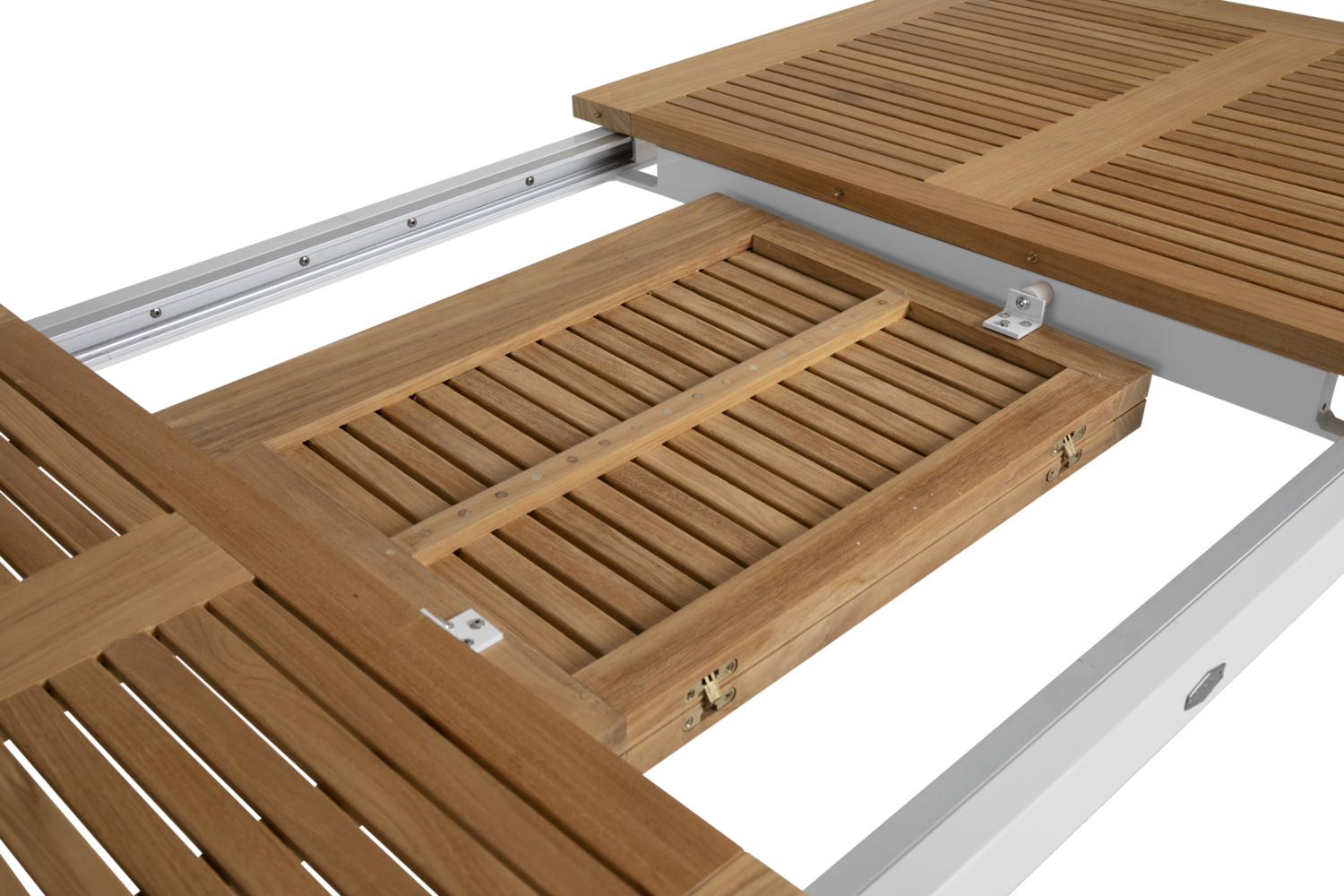 Lyon spisebord Vit/teak