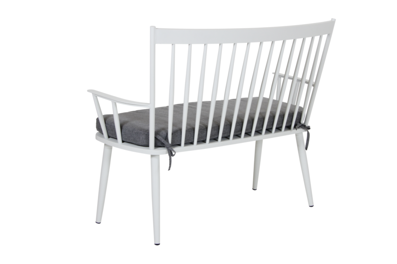 Alvena 2-seter sofa Hvit