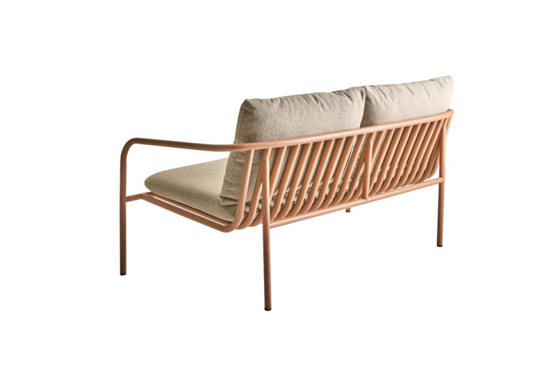 Bendt 2-seter sofa Peach/Teddy Beige