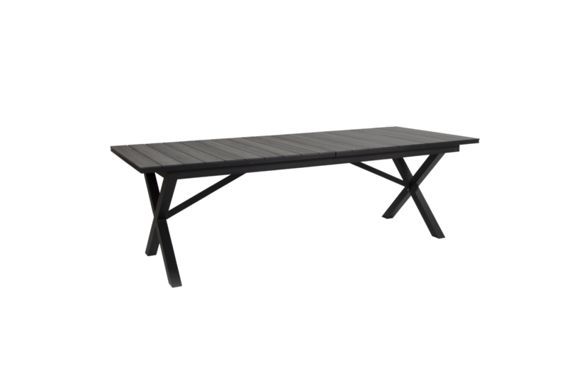 Hillmond spisebord Black/Grey wood