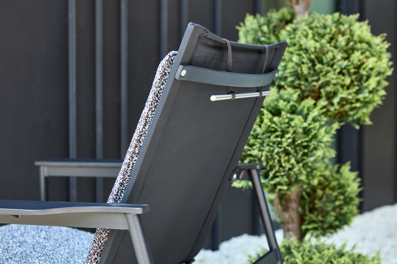 Soro loungestol Svart/Teddy Ant