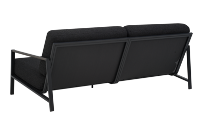 Lyra 1_Soffa_2,5-sits Svart/Teddy Black